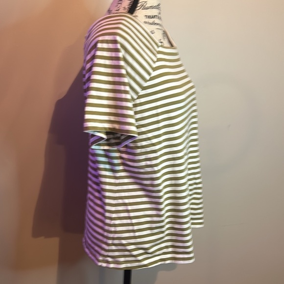 Coral Bay Black and White Relaxed Sailor Collar Tee - Picture 10 of 10